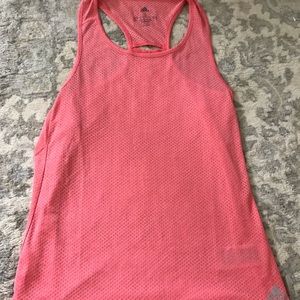 Adidas workout  tank in pretty coral, size S